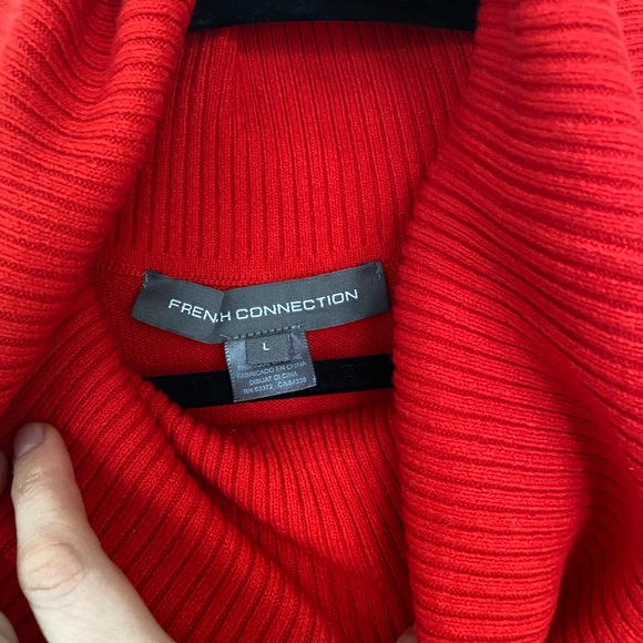 French Connection red sweater dress - Picture 2 of 5